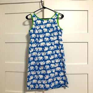 Lilly Pulitzer - Tuscan Sun in the middle, bay blue